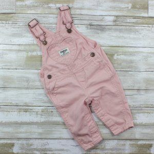 Oshkosh B'Gosh Pink Overalls, 6M